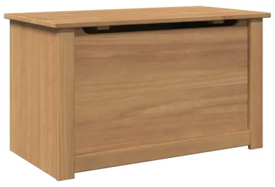 Produktbild von vidaXL Truhe mit Deckel PANAMA 79x42x46 cm Massivholz Kiefer
