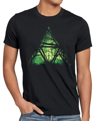 Produktbild von style3 Nature Tri force Herren T-Shirt link gamer