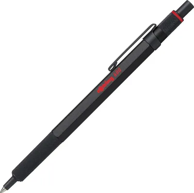 Zdjęcie produktu dla ROTRING biros 600 czarny, M-czarne pudełko upominkowe