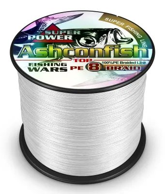 Produktbild von Geflochtene Angelschnur 8 Stränge, 100 m, reißfest, für Sportangeln
