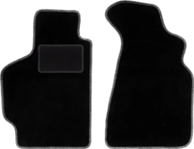 Zdjęcie produktu dla Wielganizator dywaniki welurowe LUX przednie do Toyota Celica V cabrio, coupe, liftback (1989-1993) - czarne dywaniki samochodowe BASIC komplet (2 szt.)