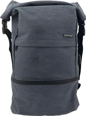Immagine prodotto di LiGHTPAK 46155 Zaino per notebook LiGHTPAK, poliestere 600D, grigio