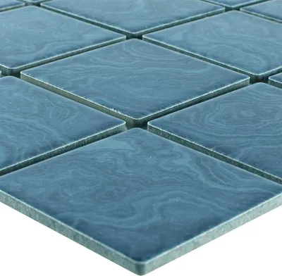 Produktbild von Keramik Mosaikfliesen David Grün Uni