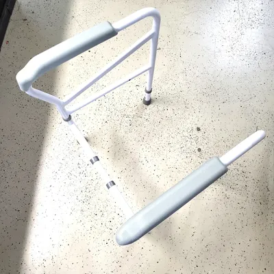 Produktbild von Toilettenstützgestell Höhenverstellbar Toilettengestell WC Aufstehhilfe Stabiles Hilfehilfe Adjustable Rutschfest
