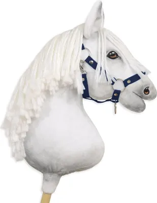 Immagine prodotto di Cavezza regolabile, box per cavalli, vestibilità ottimale - Hobbyhorse A3 Denim