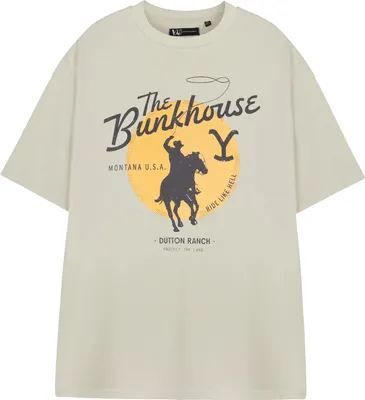 Image de Yellowstone - T-shirt « The Bunkhouse » pour homme à manches courtes NS8910 (M) (beige)