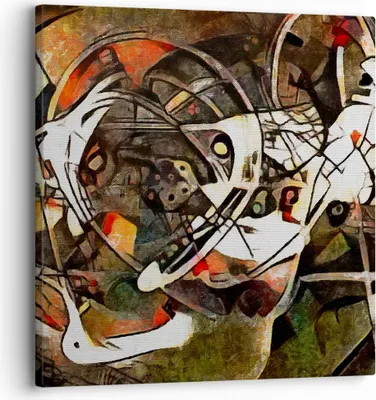 Produktbild von Bild auf Leinwand - Leinwandbild - Abstraktion modern - 30x30cm - Wand Bild - Wanddeko - Wandbilder - Leinwanddruck - Bilder - Kunstdruck - Wanddekoration - Leinwand bilder - Wandkunst - AC30x30-3452