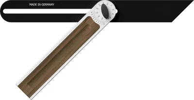 Zdjęcie produktu dla ULMIA Wąska szyna Alu-Line o długości 330 mm z aluminium z wkładką z orzecha włoskiego - 505-330