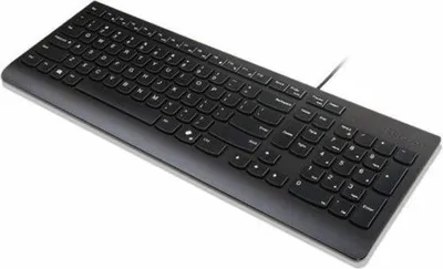 Produktbild von Lenovo 4Y41R64653, Volle Größe (100%), Kabelgebunden, USB, Plunger key switch, Schwarz