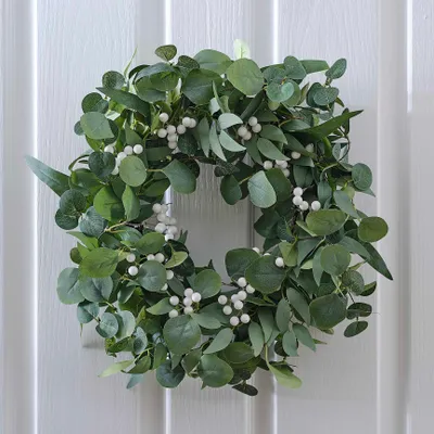 Produktbild von Türkranz EUCALYPTUS Ø50 cm grün