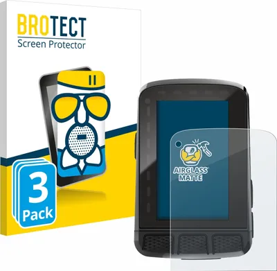 Produktbild von 3x BROTECT Entspiegelungs Schutzglas für Wahoo Elemnt Roam V2 GPS Schutzfolie Panzer Folie Glas Display Schutz matt