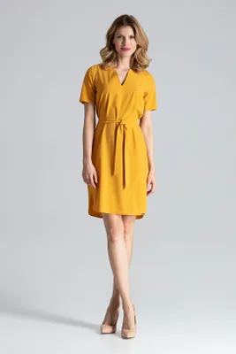 Produktbild von Figl Minikleid für Frauen Sadure M669 senf XL
