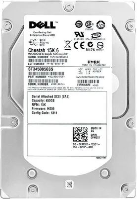Immagine prodotto di Disco rigido Dell ST3450856SS 450GB 15 000Rpm Sas 3,5" pollici 0FM501