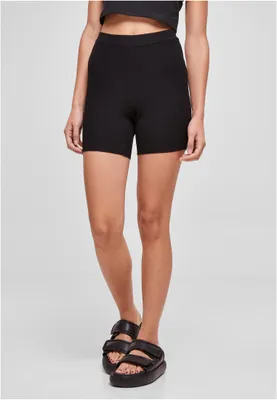 Obrázek produktu pro Dámské kraťasy Urban Classics Ladies Rib Knit Shorts black - 4XL