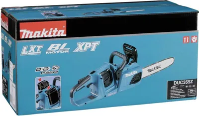 Zdjęcie produktu dla Makita DUC355Z, 3,5 cm, Bezszczotkowy, 1,1 mm, 20 m/s, 76,2 / 8 mm (3 / 8"), Czarny, Niebieski