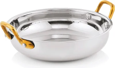Obrázek produktu pro Servírovací mísa se 2 bočními uchy ø 24 cm, nerezová ocel, mosaz