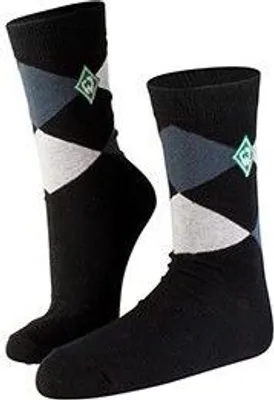 Produktbild von SV Werder Bremen Businesssocken "Karo" Gr. 39-42