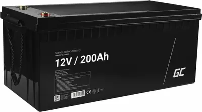 Produktbild von Green Cell AGM33, VRLA AGM, 200 Ah, 12 V, Marine/Freizeit, Wartungsfrei, 58 kg