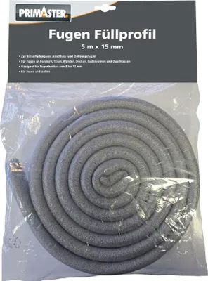 Produktbild von Primaster PE-Fugenfüllprofil 15 mm x 5 m
