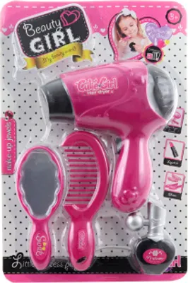 Image de Batterie de sèche-cheveux avec accessoires