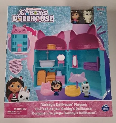 Obrázok produktu pre Gabbys Dollhouse Domček pre bábiky - hracia súprava - domček na hranie - vrátane figúrok a príslušenstva