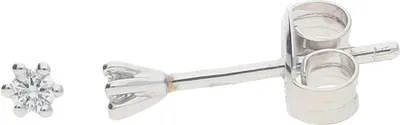 Produktbild von JuwelmaLux Ohrstecker 585 Weißgold mit Brillant JL10-06-2164