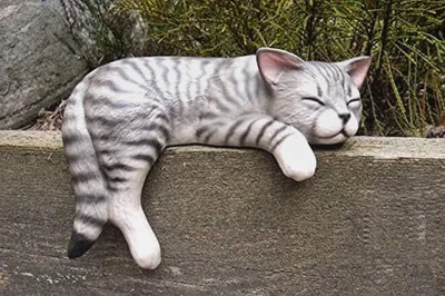 Produktbild von Katze Kantenhocker Dekokatze Keramikkatze