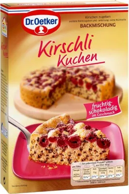 Obrázek produktu pro Směs na pečení Dr. Oetker Kirschli dort