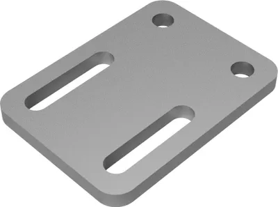 Image de Plaque de serrage plaque de montage pour boulons en U M10 40 mm galvanisé SUPROD, LW 41/31-71 mm