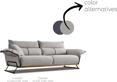 Produktbild von Sofa 3 Sitzer Sitz Modern Design Couchen Polster Einsitzer Relax Dreisitzer Neu