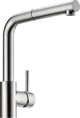 Immagine prodotto di NABER 5011266 Miscelatore monocomando ARCO 2 finitura acciaio inox, bassa pressione