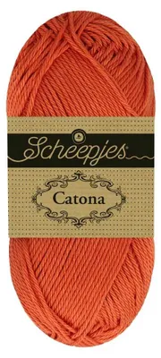 Produktbild von Scheepjes Catona 10g Miniknäuel 081 Clay Red