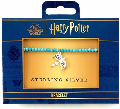 Produktbild von Harry Potter Kristall Armband 18 cm Sterlingsilber mit Diamantenanhänger, elastisch