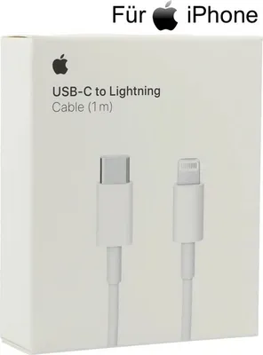 Produktbild von Apple Datenkabel MK0X2AM/A (1m) (USB-C to Lightning) weiß