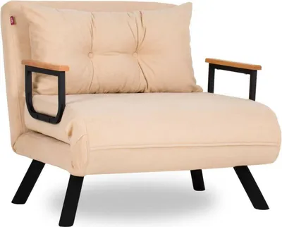 Immagine prodotto di Keoni - Poltrona, 60x78x78h cm Bianco Crema, Reclinabile
