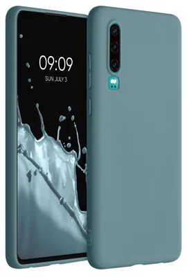 Produktbild von kwmobile Handyhülle für Huawei P30 Hülle - TPU Case - Kabelloses Laden - Schutzhülle Cover in Arctic Night