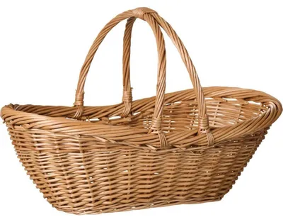 Produktbild von Ib Laursen Korb geflochten oval Weide (29x32x50cm)