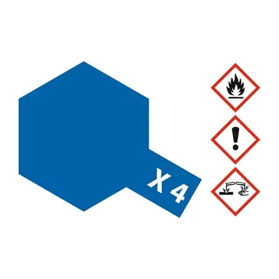 Immagine prodotto di Vernice acrilica Tamiya X4, X -4 blu lucido 23 ml