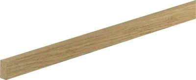 Produktbild von Rechteckleiste Eiche roh 2400 x 20 x 10 mm