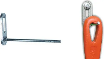 Immagine prodotto di Gancio singolo Connex diritto 46x80x4 mm