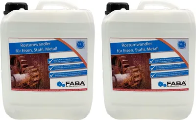 Produktbild von 2 x 5 L Rostumwandler Rostlöser Rostentferner Phosphatierung