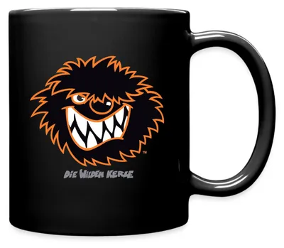 Produktbild von Spreadshirt Die Wilden Kerle Kerl Porträt Tasse Einfarbig, One size, Schwarz