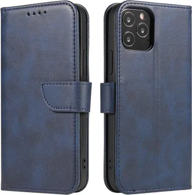Produktbild von Samsung Galaxy A03s Flip-Cover Hülle mit Magnet und Standfunktion in Blau