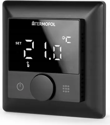 Produktbild von Termofol Elektrische Heizfolie mit Thermostat H5, Schwarz, 140W/m², 1 m²