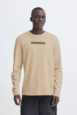 Produktbild von Blend BHKEMUEL Herren Longsleeve Langarmshirt Shirt 100% Baumwolle Regular Fit