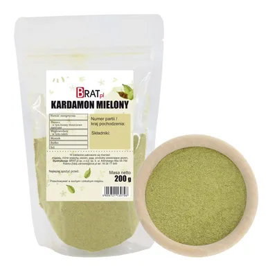 Zdjęcie produktu dla Kardamon mielony 200g Brat.pl