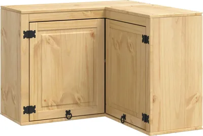 Immagine prodotto di vidaXL Armadio SKI Marrone miele 80 x 80 x 60 cm Legno di pino massiccio