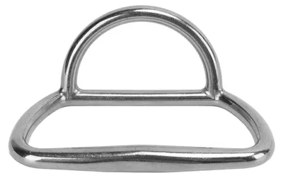 Produktbild von Edelstahl-D-Traktionsring-Abschleppgriff 90 mm hochglanzpoliert für Marinezubehör