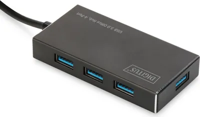 Produktbild von DIGITUS USB 3.0 Office Hub 4-Port inkl. Netzteil DA-70240-1