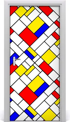 Produktbild von Tulup Türaufkleber 95x205 cm Dekorative Aufkleber Selbstklebend Wasserdichte Tapete Abnehmbar Schlafzimmer Wohnzimmer Wohnkultur - abstrakte Wand